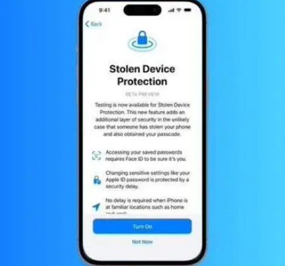 石峰苹果授权维修店分享被盗设备保护功能开启方法 