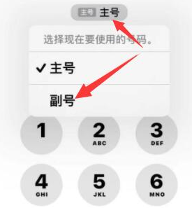 石峰苹果14维修店分享iPhone 14 Pro Max使用副卡打电话的方法 